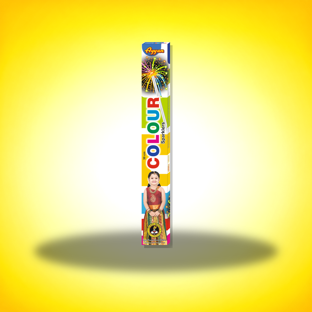 30 CM COLOURED SPARKLERS